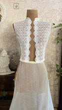 Load image into Gallery viewer, Handmade Vintage White Floral Lace Vest