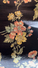 Load image into Gallery viewer, Rare 1970’s Vintage Blackberry and Morning Glory Calico dress by Young Edwardian