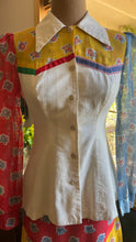 Load image into Gallery viewer, Incredible 1970’s Vintage Patchwork Stitched Cotton 3 Piece Set