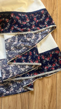 Load image into Gallery viewer, Restored 1970's vintage Perfect White Cotton and Calico Gunne Sax midi sundress
