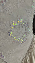 Load image into Gallery viewer, Sweetheart 1980’s Vintage White Satin and White Lace Dream Dress