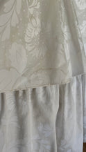 Load image into Gallery viewer, Fairytale 1980’s Vintage Old Stock White Floral Cotton Bridal Gown by Laura Ashley