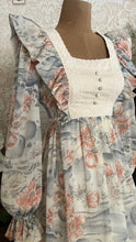 Load image into Gallery viewer, Amazing 1970’s vintage autumn floral print dress by Candi Jones