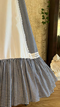 Load image into Gallery viewer, Rare 1970’s Vintage Gingham Calico Front Tie Gunne Sax Maxi Sundress