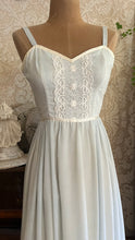 Load image into Gallery viewer, Beautiful 1970's vintage Robins Egg Blue voile Gunne Sax maxi sundress