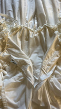 Load image into Gallery viewer, Fairytale 1984 Vintage Off the Shoulder White Cotton Bridal Gown by Laura Ashley