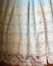 Load image into Gallery viewer, 1970's vintage Pale Blue chiffon peignoir nightgown and robe set
