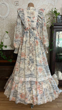 Load image into Gallery viewer, Amazing 1970’s vintage autumn floral print dress by Candi Jones