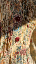 Load image into Gallery viewer, 1970’s Vintage Rose and Garden Floral Print Dress by Jody T
