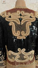 Load image into Gallery viewer, Outrageous Designer 1960’s Vintage Glass Beads Sequins Jacket by Judith Ann Creations