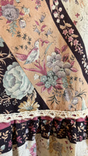 Load image into Gallery viewer, Amazing 1970’s Vintage Fruit and Bird Print Calico Dress