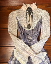 Load image into Gallery viewer, Rare 1960’s vintage Wisteria Purple Black Label Gunne Sax Maxi Dress