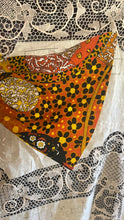 Load image into Gallery viewer, Psychedelic 1960’s Vintage Floral Patchwork Print Barkcloth Mini Dress Paradise Hawaii of Honolulu