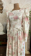 Load image into Gallery viewer, 1980’s vintage Ivory Rose Print Laura Ashley dress