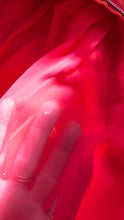 Load image into Gallery viewer, Gorgeous 1950’s Vintage Cherry Red Silk Chiffon Dress
