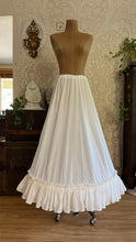 Load image into Gallery viewer, Fairytale 1984 Vintage Off the Shoulder White Cotton Bridal Gown by Laura Ashley