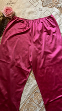 Load image into Gallery viewer, Pretty 1970’s vintage pink nylon pajama Pants Bottoms