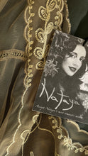 Load image into Gallery viewer, Old Stock 2000’s era Sage Green Embroidered Net and Cotton Dress by Nataya