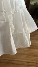Load image into Gallery viewer, Stunning 1950’s 1960’s Vintage White Chiffon and Satin Bridal Dress