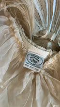Load image into Gallery viewer, Fairytale 1980’s Vintage Dove White Silk Organza Bridal Gown by Laura Ashley