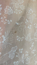 Load image into Gallery viewer, Deadstock 1970’s Vintage Peach Pink Floral Print Voile Gunne Sax Dress