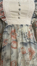 Load image into Gallery viewer, Amazing 1970’s vintage autumn floral print dress by Candi Jones