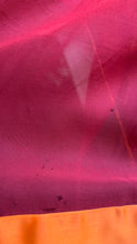 Load image into Gallery viewer, Reworked 1950’s Vintage Red Silk Chiffon and Orange Satin Dress