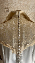 Load image into Gallery viewer, Breathtaking 1950’s Vintage White Satin and Ivory Lace Bridal Gown Wedding Dress