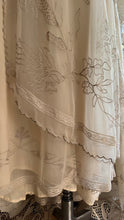 Load image into Gallery viewer, Old Stock 2000’s era Pearl Embroidered Net and Cotton Dress by Nataya