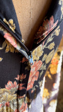Load image into Gallery viewer, Rare 1970’s Vintage Blackberry and Morning Glory Calico dress by Young Edwardian