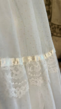 Load image into Gallery viewer, Dreamy 1970’s vintage Ivory Swiss Dot Voile Gunne Sax dress