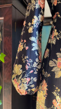 Load image into Gallery viewer, Rare 1970’s Vintage Blackberry and Morning Glory Calico dress by Young Edwardian