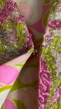 Load image into Gallery viewer, Unreal 1960’s Vintage Glass Beads Sequins and Silk Pucci Style Print Jacket from Hong Kong