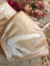 Load image into Gallery viewer, 1930’s 1940’s vintage pink satin bullet bra