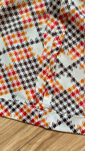 Load image into Gallery viewer, Handmade Vintage Houndstooth Plaid Print Maxi Dress