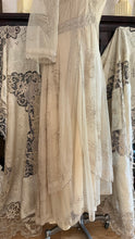 Load image into Gallery viewer, Old Stock 2000’s era Pearl Embroidered Net and Cotton Dress by Nataya