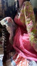 Load image into Gallery viewer, 1970’s Vintage Pink Chiffon and Marabou Peignoir Set by Intime of California