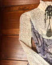 Load image into Gallery viewer, Rare 1960’s vintage Wisteria Purple Black Label Gunne Sax Maxi Dress