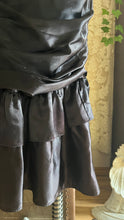 Load image into Gallery viewer, My Favorite 1980’s Vintage Black Satin Gunne Sax Mermaid Dress