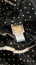 Load image into Gallery viewer, The 3 Shadows 1980’s Vintage Black and White Swiss Dot Gunne Sax Dress