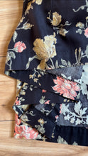 Load image into Gallery viewer, Rare 1970’s Vintage Blackberry and Morning Glory Calico dress by Young Edwardian