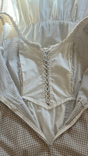 Load image into Gallery viewer, Soft and cozy 1970’s Vintage Beige Gingham and Poplin Gunne Sax Dress