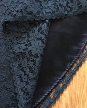 Load image into Gallery viewer, Stunning 1980’s vintage black lace Gunne Sax straplesss dress