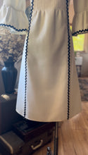 Load image into Gallery viewer, Darling 1960’s Vintage Waffle and Embroidery Shift by Miss K from Alfred Shaheen
