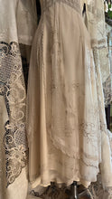Load image into Gallery viewer, Old Stock 2000’s era Pearl Embroidered Net and Cotton Dress by Nataya