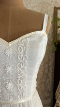 Load image into Gallery viewer, Bridal Collection 1970's vintage Dove White voile Gunne Sax maxi sundress