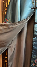 Load image into Gallery viewer, Deadstock Embroidered Blue Silk Chinese Robe