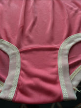 Load image into Gallery viewer, 1960's Vintage Deadstock Pink Nylon knit Granny Panty Mushroom Gusset