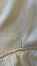 Load image into Gallery viewer, Perfect 1980’s Vintage White Satin and Tiered Lace Dream Dress