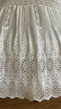 Load image into Gallery viewer, Antique 1900’s Edwardian Era White Fluer De Lis Lace Dress